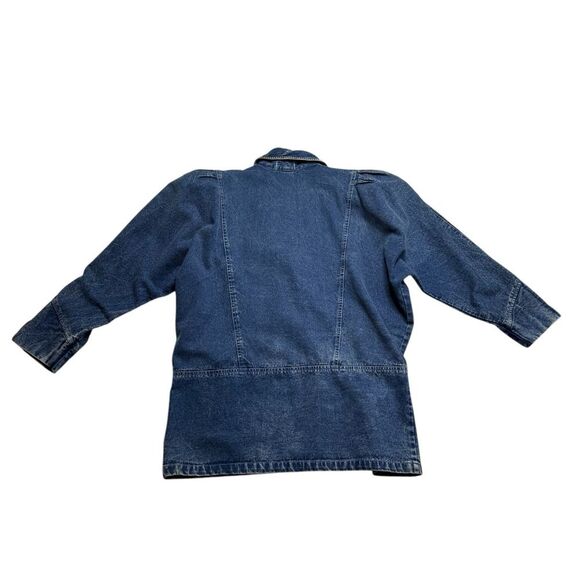 Vintage Niya Collection Heavily Embellished Blue Denim Jean Jacket Sz M - Picture 9 of 16